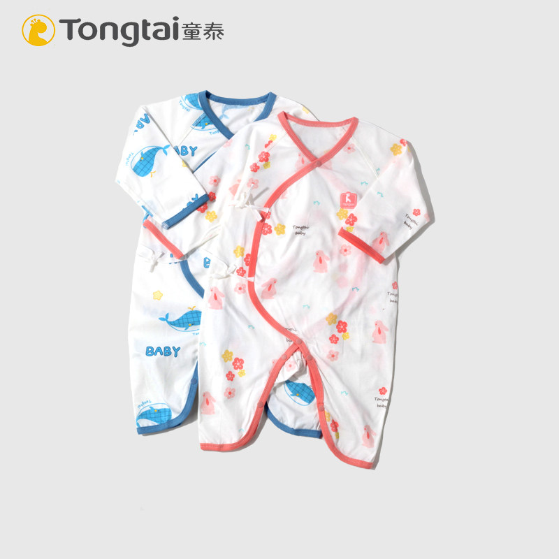 童泰夏季0-6月婴幼儿男女宝宝家居纯棉内衣蝴蝶哈衣连体衣爬服怎么看?