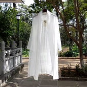 披风复古长衫 夏季 风衣 中国风夏季 薄外套防晒衫 中式 原创汉服男唐装