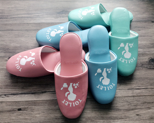 均码 日本原单PVC八方皮拖鞋 居家静音不伤地板包头凉拖鞋 款 春四季