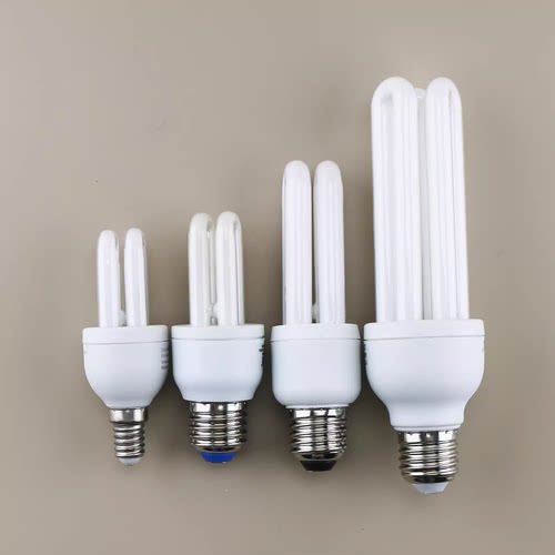 家装节能灯泡E27螺旋口直管U型3W5W7W9W11W13W18W至105瓦白光暖光