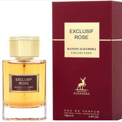 美国购 Maison Alhambra EXCLUSIF ROSE女士香水 EDP 100ml