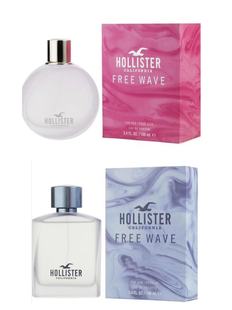 女士香水 美国购 霍利斯特 Hollister Free Wave自由波浪男士