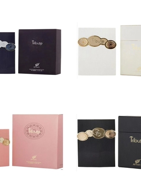 Afnan Perfumes Tribute White 中性香水PINK  BLUE