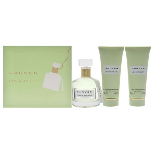 Carven 卡纷 L’Eau de Toilette 女士香水套装 香水身体乳沐浴露