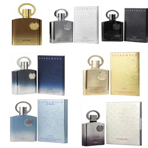 Afnan Perfumes  Supremacy系列银蓝金黑男士香水 至尊银