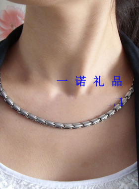 正品momo纯钛项链子弹抗疲劳保健