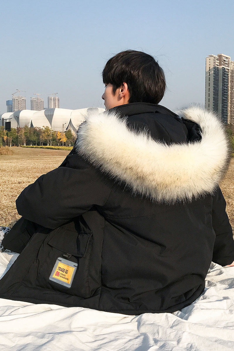 主推/加绒可拆卸大毛领棉衣男棉服外套连帽棉袄男MY61-P75控108,男装棉衣,星座207