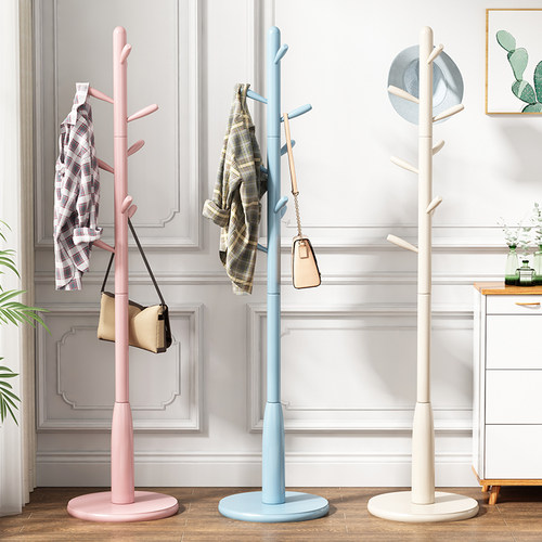 卧室烤漆工艺实木衣架无味好安装