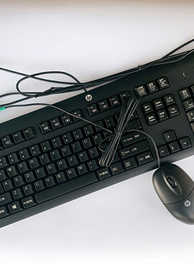 全新惠普hp台式电脑ps2接口有线键盘SK2015 KB1156 圆孔办公键盘