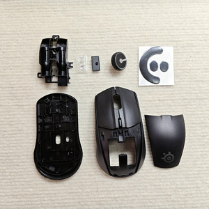 赛睿无线Rival3无线鼠标鼠标外壳上下壳原厂全新配件滚轮贴纸
