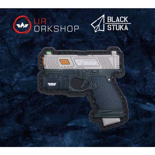 OurWorkshop Q版武器章 格洛克/TTI G19 臂章 PVC魔术贴 士气章