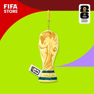 美加墨世界杯奖杯14厘米毛绒挂件 2026世界杯周边 世界杯促销品