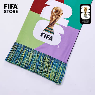 2026年美加墨世界杯球迷加油助威围巾世界杯金杯会徽纪念品上海店