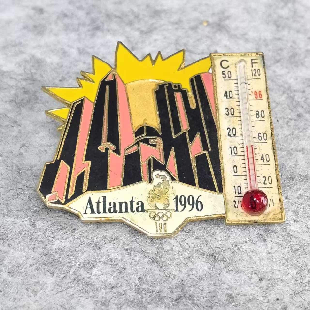 1996年亚特兰大奥运会徽章 奔向亚特兰大的路上 巴西奥委会徽章