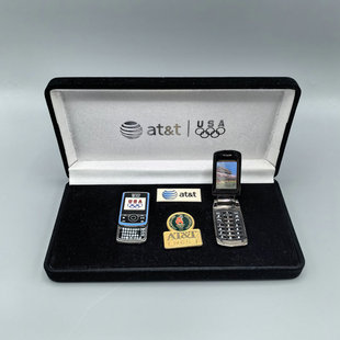 美国电信AT&T 奥运赞助商系列徽章 翻盖手机 滑盖手机徽章