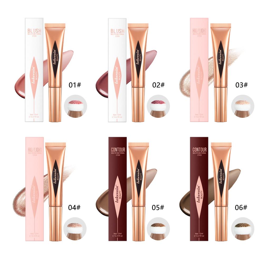 Cream Bronzer Contour Beauty Wand, Highlighter Contour Blush