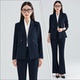 大学生面试正装 简约通勤西装 气质修身 女春秋款 西服职业工作服 套装
