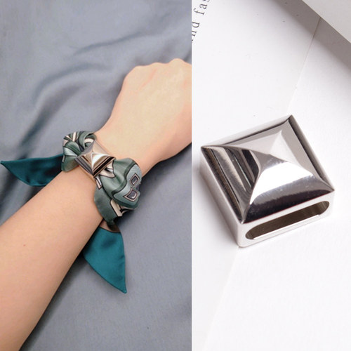 百搭风长条手腕适用twilly领巾