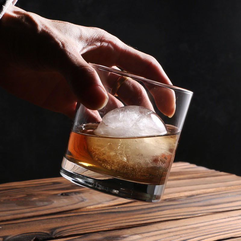 酒吧无铅玻璃杯威士忌杯洛克杯古典杯鸡尾酒杯烈酒杯ROCK杯冰球杯_虎窝淘