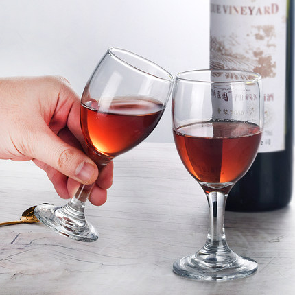 低价酒店用品玻璃红酒杯 葡萄酒杯 红酒杯高脚杯 ktv酒吧酒杯包邮