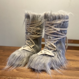 店主实拍厚底雪地靴可定制颜色和跟高筒高大筒围男女同款 情侣款