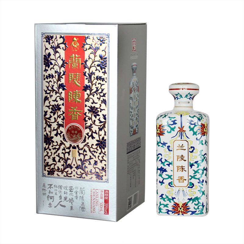 39度兰陵青花瓷陈香一箱子6瓶纯粮食酒特价包邮