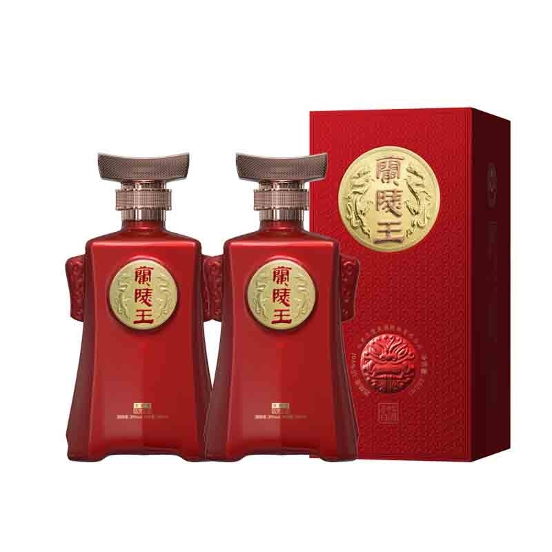 新品第五代38度兰陵王酒红王浓香型纯粮酿造酒 纯粮酿造 双瓶