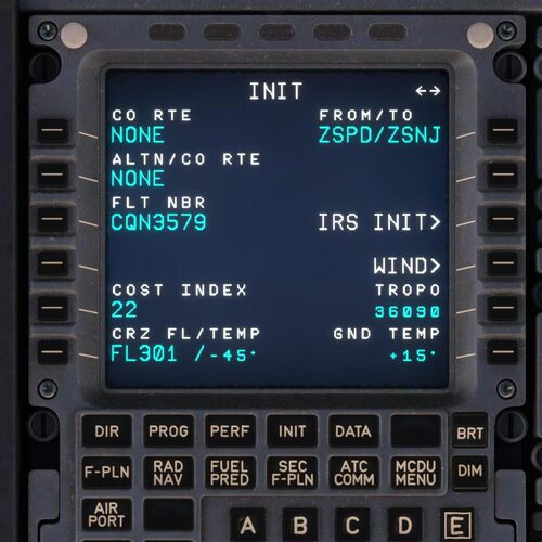 微软模拟飞行Fenix A320 MCDU及EFB录播视频教学