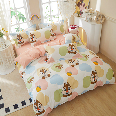 卡通四件套迪士尼奇奇蒂蒂三件套