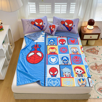 蜘蛛侠凉感丝夏被夏季凉感大黄蜂