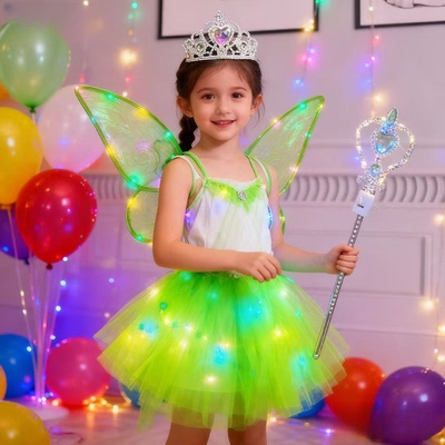 发光精灵蝴蝶翅膀花仙子背饰