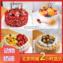 米帝欧北京市同城配送生日蛋糕聚会庆典儿童新鲜草莓水果蛋糕畅想