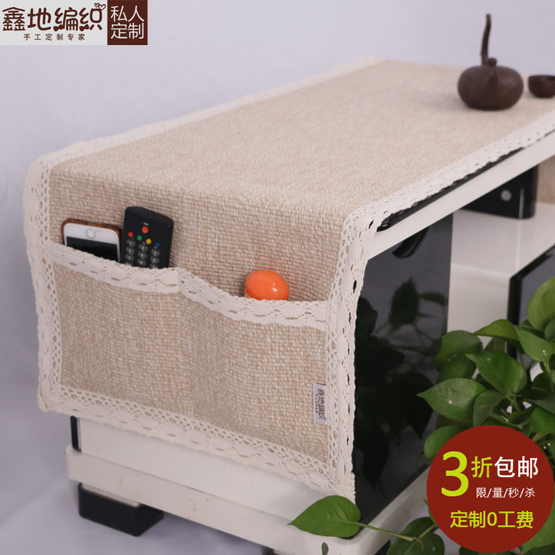 桌布茶几垫棉麻桌旗布电视柜台布图片