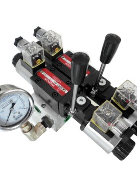 手电一体电磁多路阀SDCF-02-G-1T2T12V24V220V环卫车勾臂车液压阀