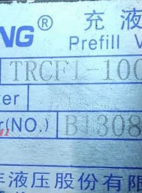 压力机充液阀TCF1-H100B 充液阀 山东泰丰液压 TRCF1-100AL