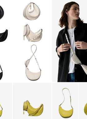 Kate spade新款DUO子母月亮包零钱包耳机包胸包手腕单肩斜挎包KS