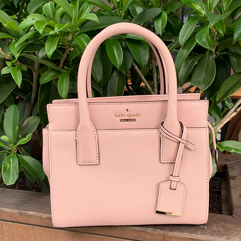 现货kate spade凯特丝蓓马卡龙撞色中小号迷你手提斜挎风琴戴妃包