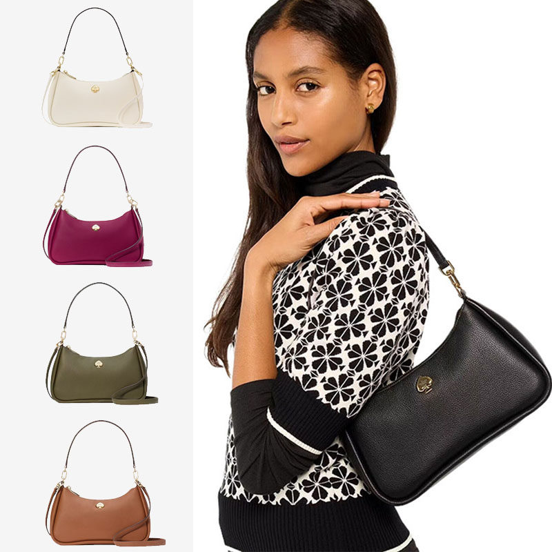 katespade腋下包单肩斜挎金桃心