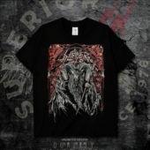 Slayer乐队周边短袖 T恤男女重金属摇滚轻朋克风黑色印花上衣夏季