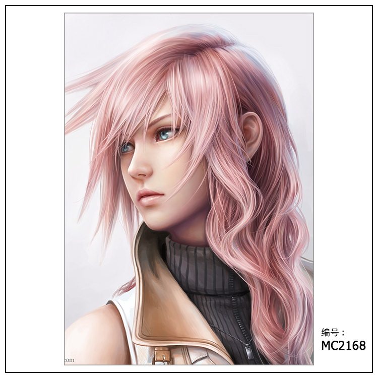 mc x/ff13雷光 雷霆 云芳/布画海报壁画贴画