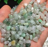 保真 1缅甸天然A货翡翠玉H16 迷你特小个小桃心小心心爱心21065