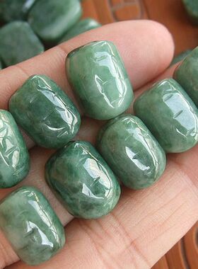 21072玉琳阁缅甸玉天然A货翡翠玉油青小个龟壳坠子翡翠玉龟背N31