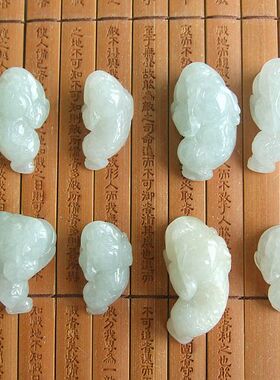 20753玉琳阁 批 实拍图缅甸玉天然翡翠纯A货 招财三脚金蟾吊坠