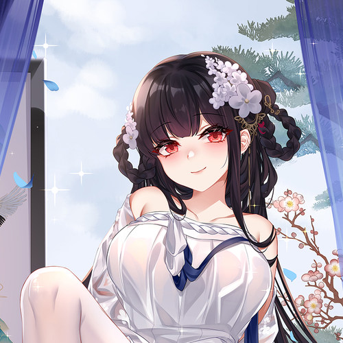 碧蓝航线逸仙动漫双面抱枕枕套