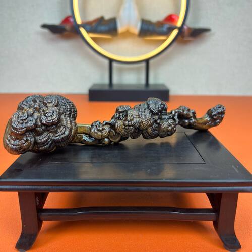 灵芝如意越南沉香木雕实