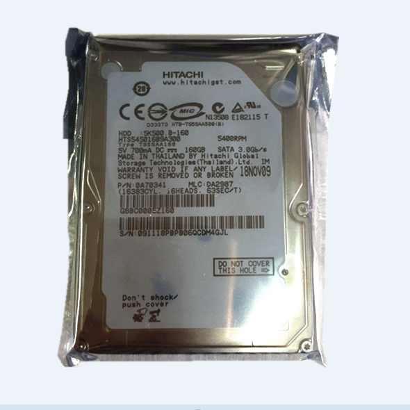 全新未拆封2.5寸日立160G笔记本电脑硬盘机械硬盘SATA串口5400转