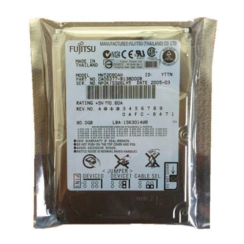 全新富士通80G并口IDE笔记本硬盘
