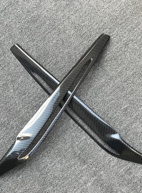 适用于宝马X5MX6M F15 F16 F85 F86 碳纤维灯眉 F15 X5灯眉 14-18