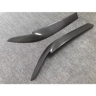 适用于2018款宝马5系灯眉 BMW G30 G38 530li 528 li 碳纤维 灯眉