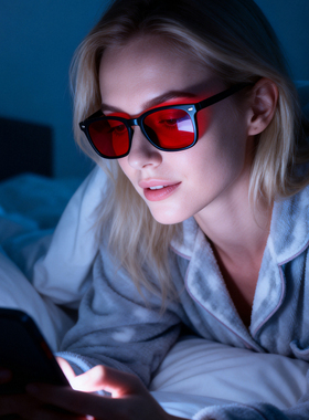 增光帮助睡眠防蓝光防辐射眼镜